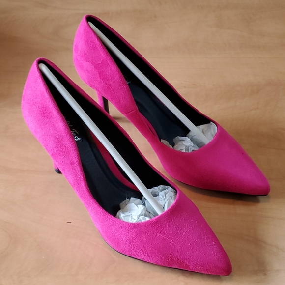 Shoes - Hot Pink Pumps Shoes Heels